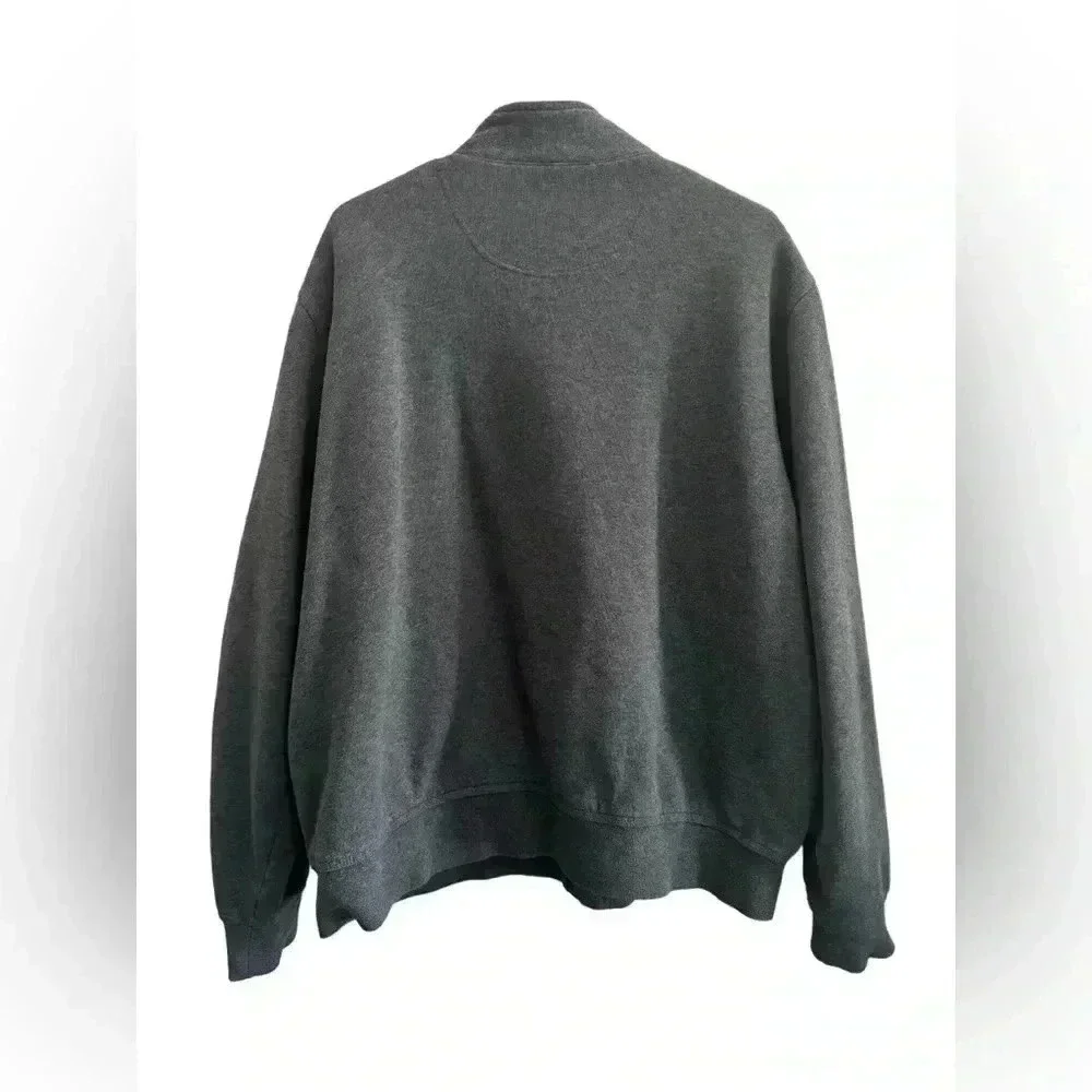 L.L. Bean Katahdin Iron Works Sherpa Lined Full Zip Sweatshirt